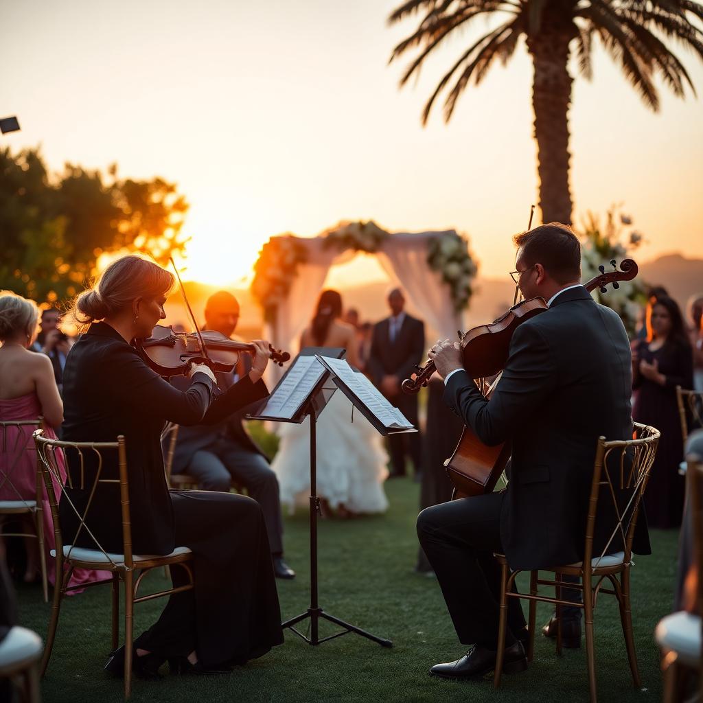 Sunset Wedding Ceremony